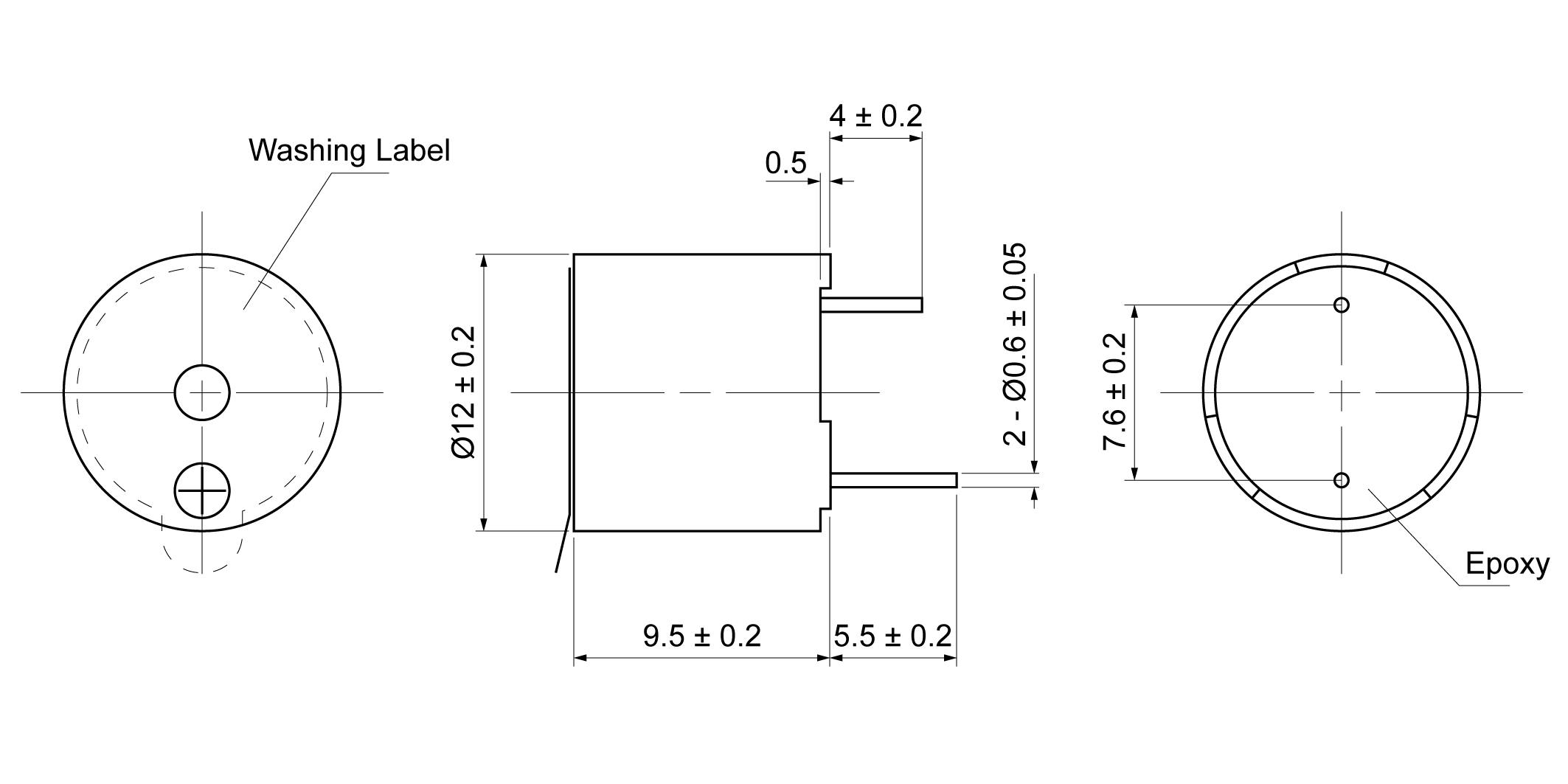 MB1295-23S9P Mechanical Drawing